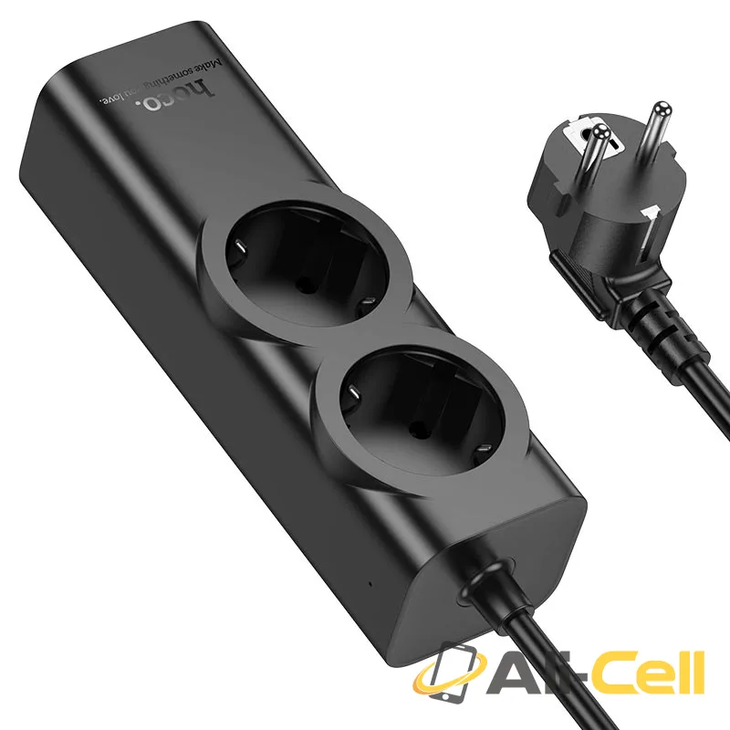 Power strip “NS10 Wisdom” PD67W 4 ports + 2 sockets EU / GER (Ns10 Black) — 5