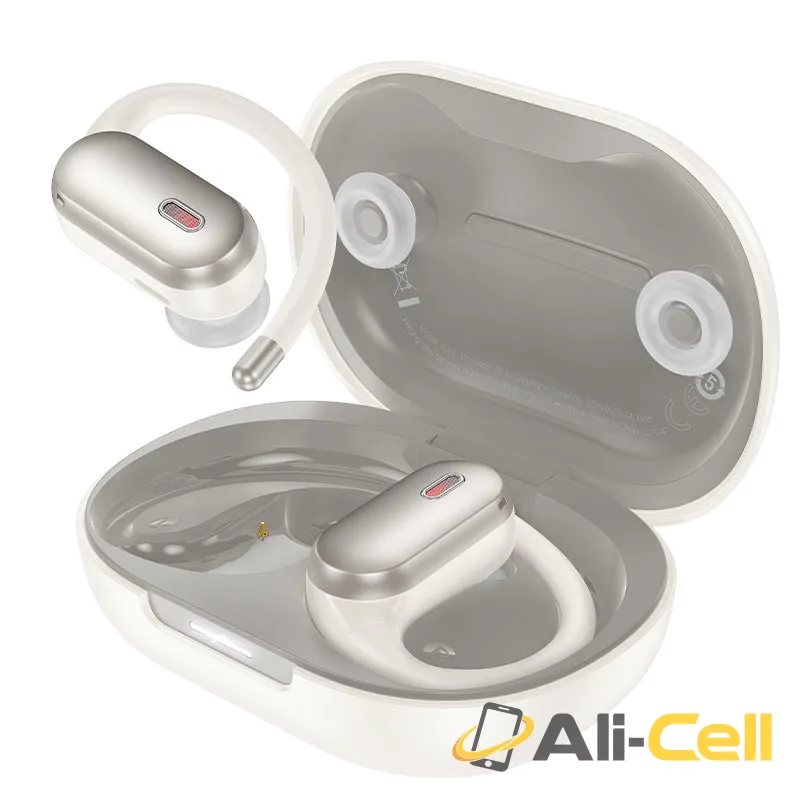 TWS headset “EA7 Suerte” OWS ear-hook ANC + ENC (Ea7 Black) — 2