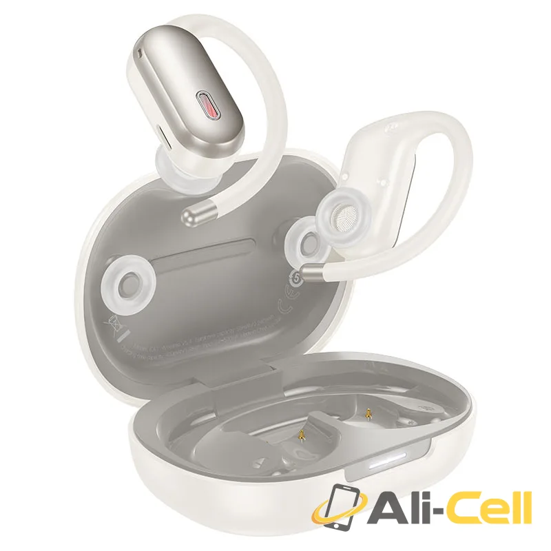 TWS headset “EA7 Suerte” OWS ear-hook ANC + ENC (Ea7 Milky White)