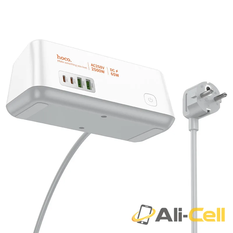 Power strip “AC23 Prominent” PD65W 4 ports + 3 sockets EU / GER (Ac23 White)