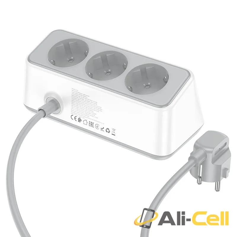 Power strip “AC23 Prominent” PD65W 4 ports + 3 sockets EU / GER (Ac23 White) — 5