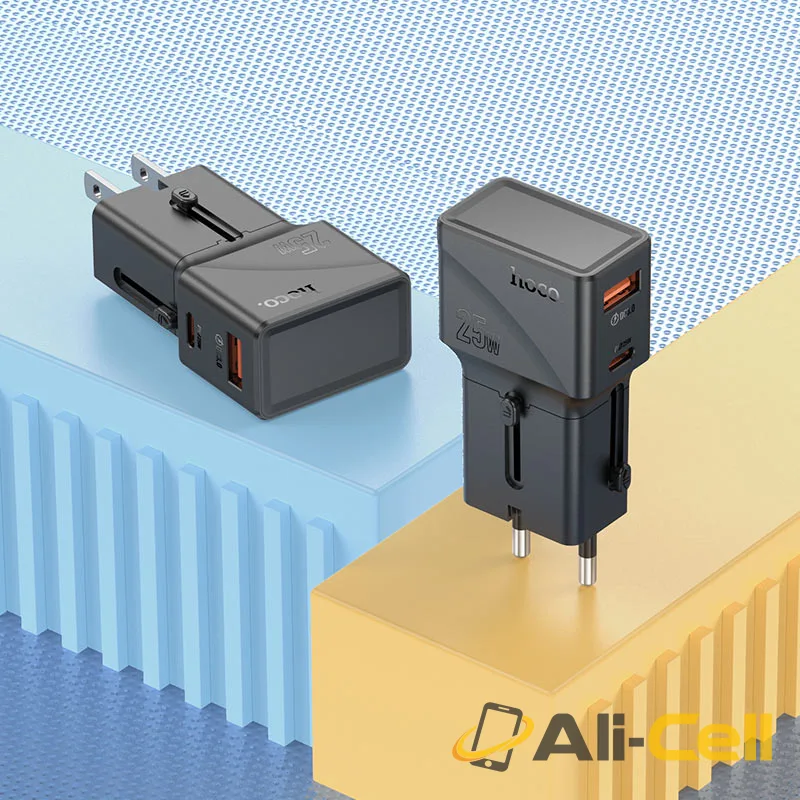 Conversion charger “AC24 Mini” PD25W EU / US / UK / AU (Ac24 Black, Single) — 7