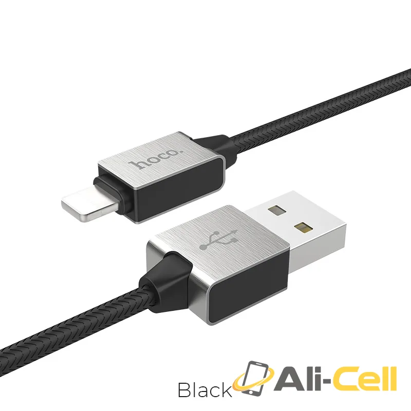 Charging cable USB to Lightning «U49 Refined steel» data sync (1.2m)