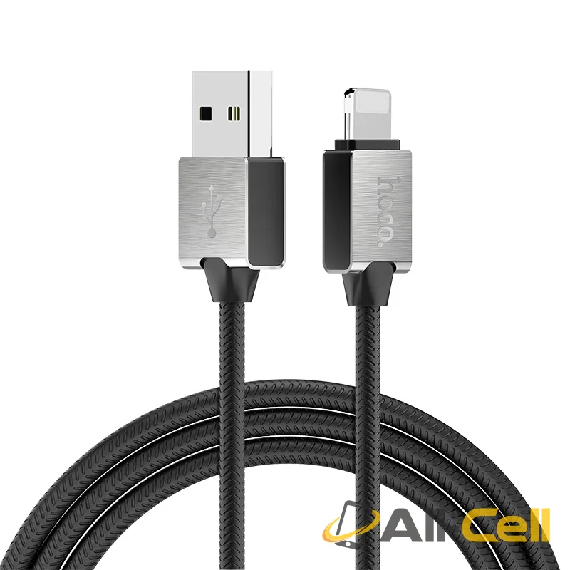 Charging cable USB to Lightning «U49 Refined steel» data sync (1.2m) — 5