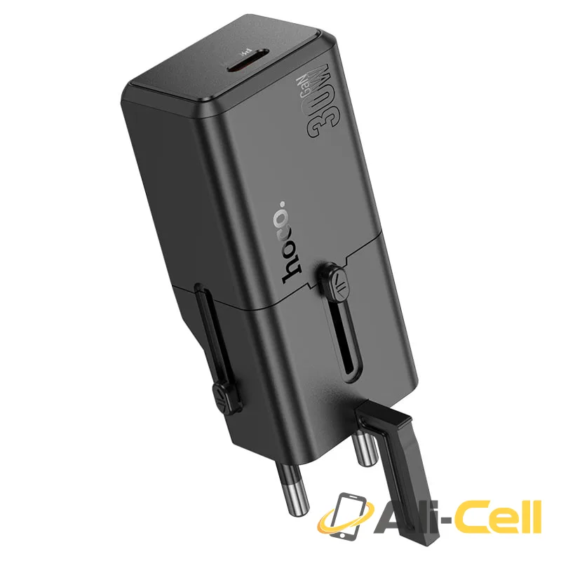 Conversion charger “AC25 Mini” PD30W EU / US / UK / AU (Ac25 Black, Single)