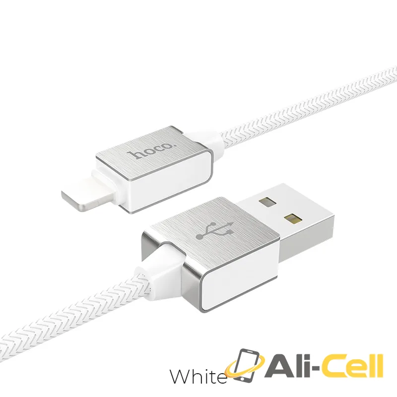 Charging cable USB to Lightning «U49 Refined steel» data sync (1.2m)
