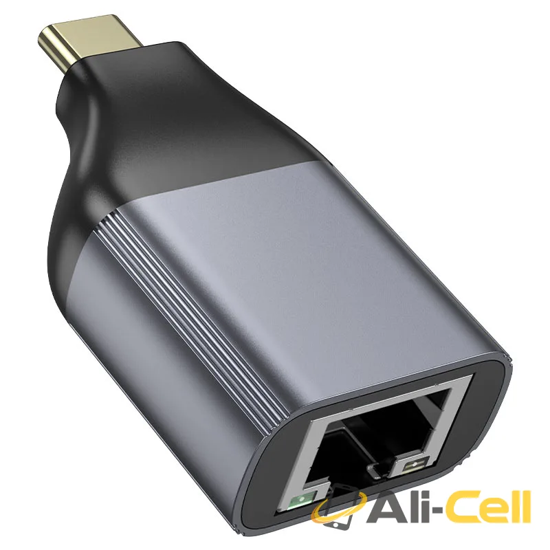 Adapter Type-C to RJ45 “UA35” (Ua35 Metal Grey) — 6