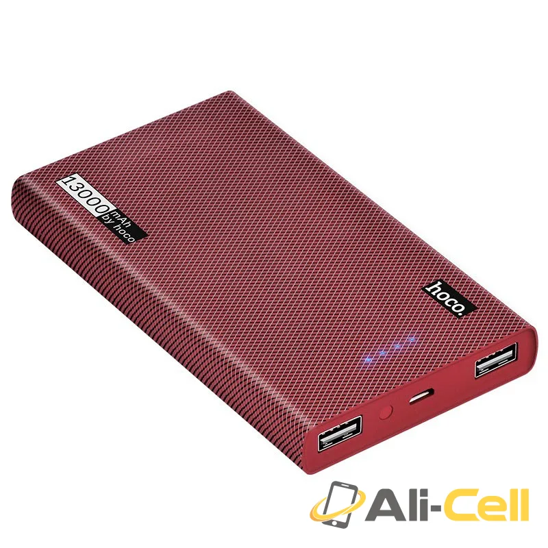 Power bank “B36 Wooden” 13000mAh dual USB output — 2