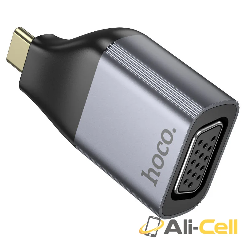 Adapter Type-C to VGA “UA34” (Ua34 Metal Grey) — 3