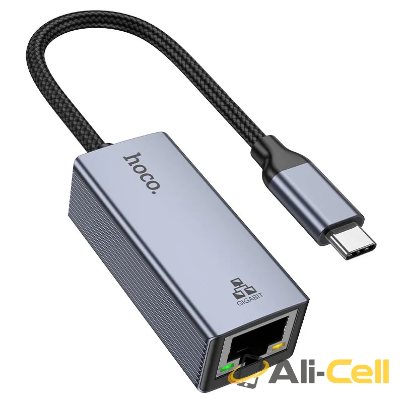 Adapter Type-C to RJ45 “UA37” (Ua37 Tc Metal Grey)