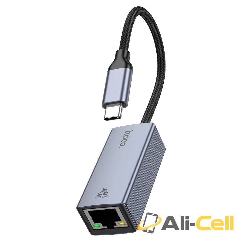 Adapter Type-C to RJ45 “UA37” (Ua37 Tc Metal Grey) — 2