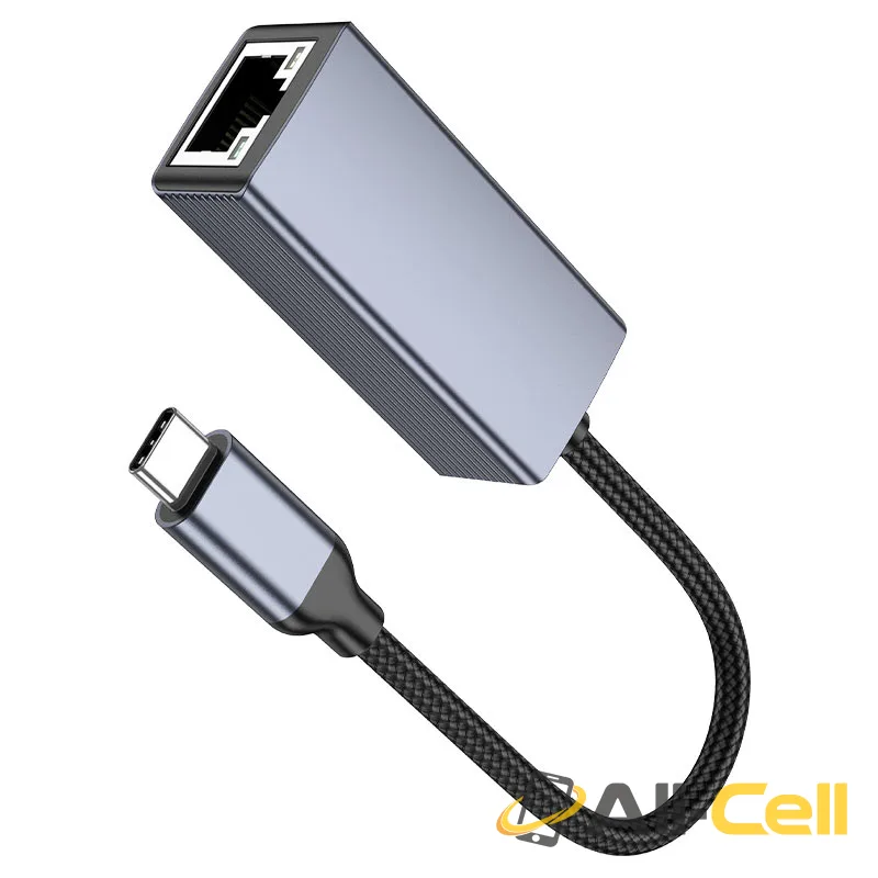 Adapter Type-C to RJ45 “UA37” (Ua37 Tc Metal Grey) — 3
