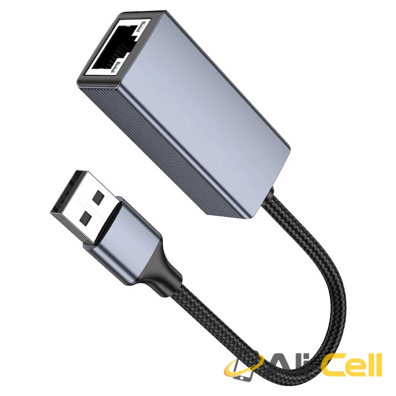 Adapter USB-A to RJ45 “UA37” (Ua37 Usb Metal Grey) — 3