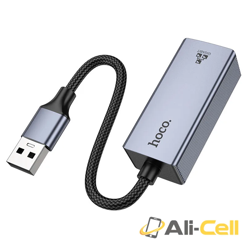 Adapter USB-A to RJ45 “UA37” (Ua37 Usb Metal Grey) — 5