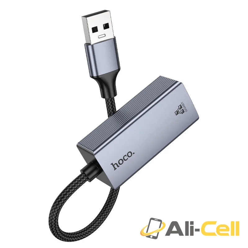 Adapter USB-A to RJ45 “UA37” (Ua37 Usb Metal Grey) — 6