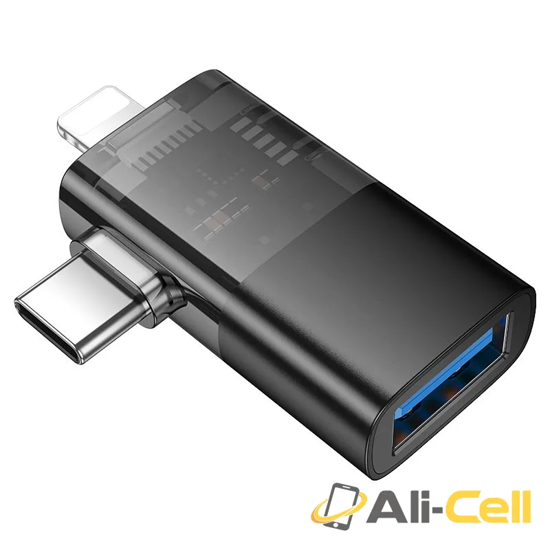 Adapter Type-C / iP to USB-A “UA36E” (Ua36e Gold) — 5