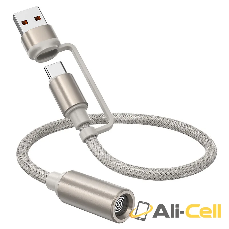 Cable adapter USB-A / Type-C to cigarette lighter “UA38B” (Ua38b Black) — 5