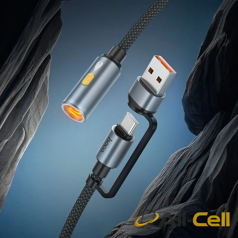 Cable adapter USB-A / Type-C to cigarette lighter “UA38B” (Ua38b Black) — 8
