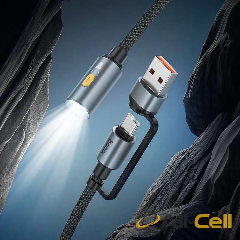 Cable adapter USB-A / Type-C to LED light “UA38C” (Ua38c Black) — 8