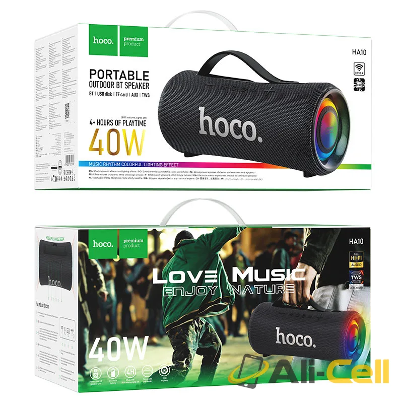 Wireless speaker “HA10 Oleada” portable loudspeaker (Ha10 Black) — 8