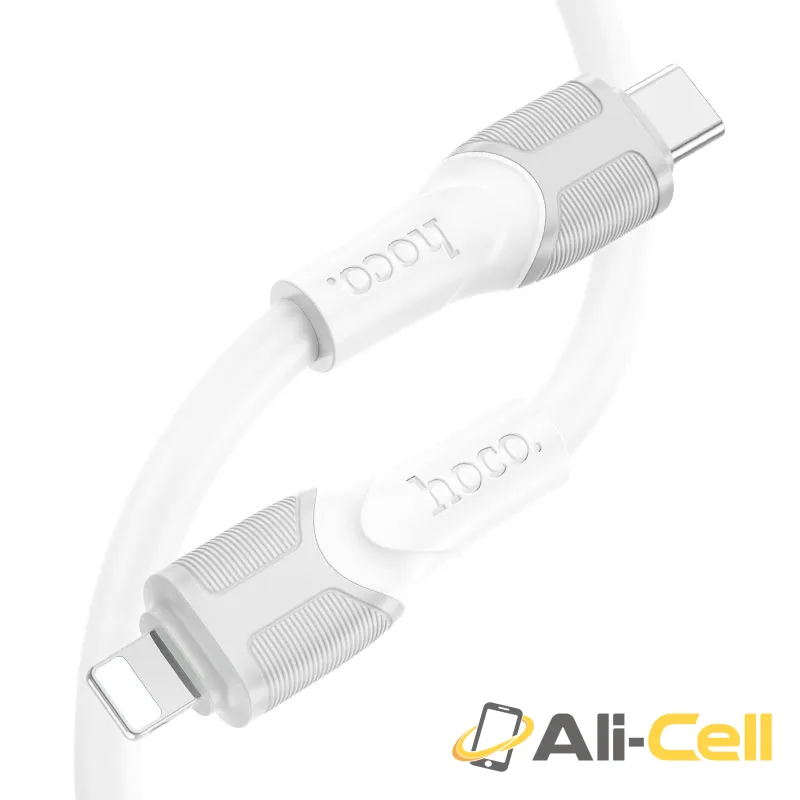 Cable Type-C to iP “X106 Big bull” PD 27W fast charge (X106 Pd Tc Ltn White, 2m) — 3