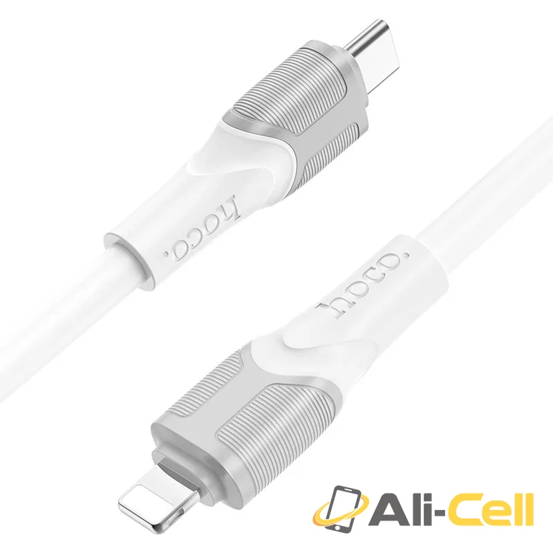 Cable Type-C to iP “X106 Big bull” PD 27W fast charge (X106 Pd Tc Ltn White, 3m) — 2