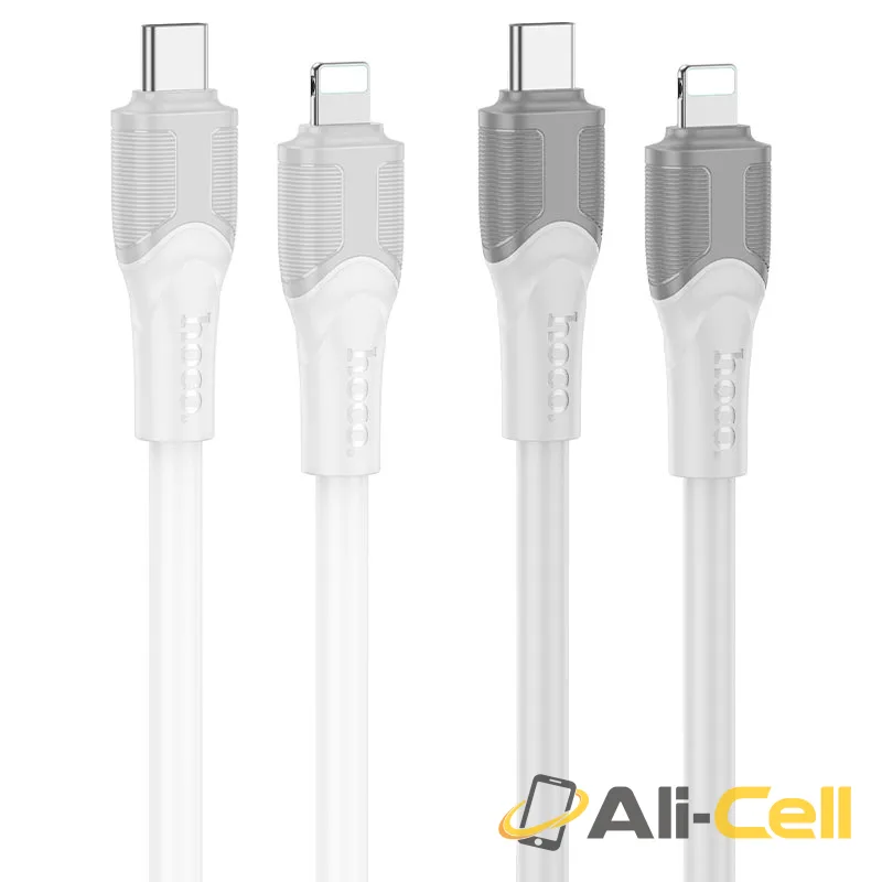 Cable Type-C to iP “X106 Big bull” PD 27W fast charge (X106 Pd Tc Ltn Grey, 3m) — 6