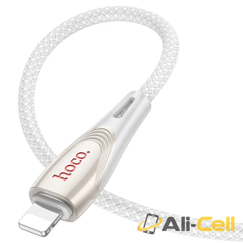 Cable Type-C to iP “U133 Monte” PD 27W fast charge (U133 Pd Tc Ltn Black, 1.2m) — 4