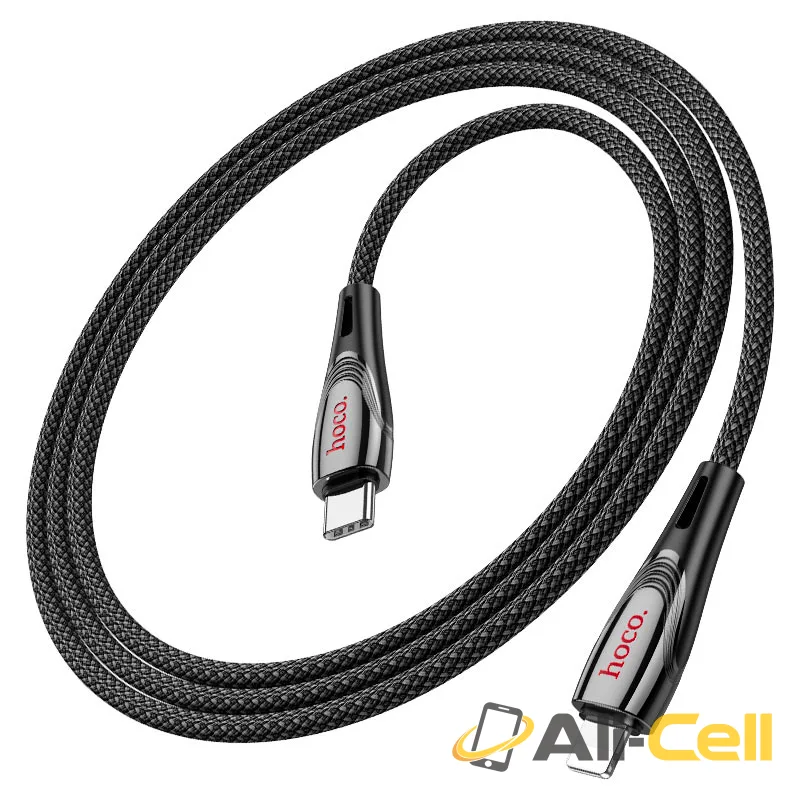 Cable Type-C to iP “U133 Monte” PD 27W fast charge (U133 Pd Tc Ltn Grey, 1.2m) — 5