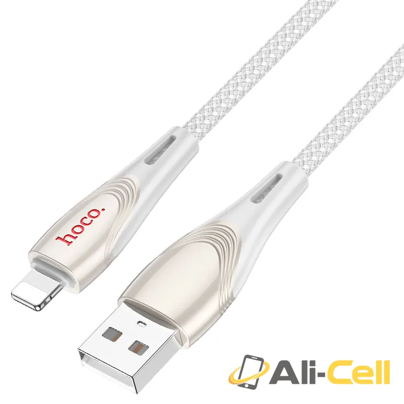 Cable USB to iP “U133 Monte” (U133 Usb Ltn Black, 1.2m) — 2