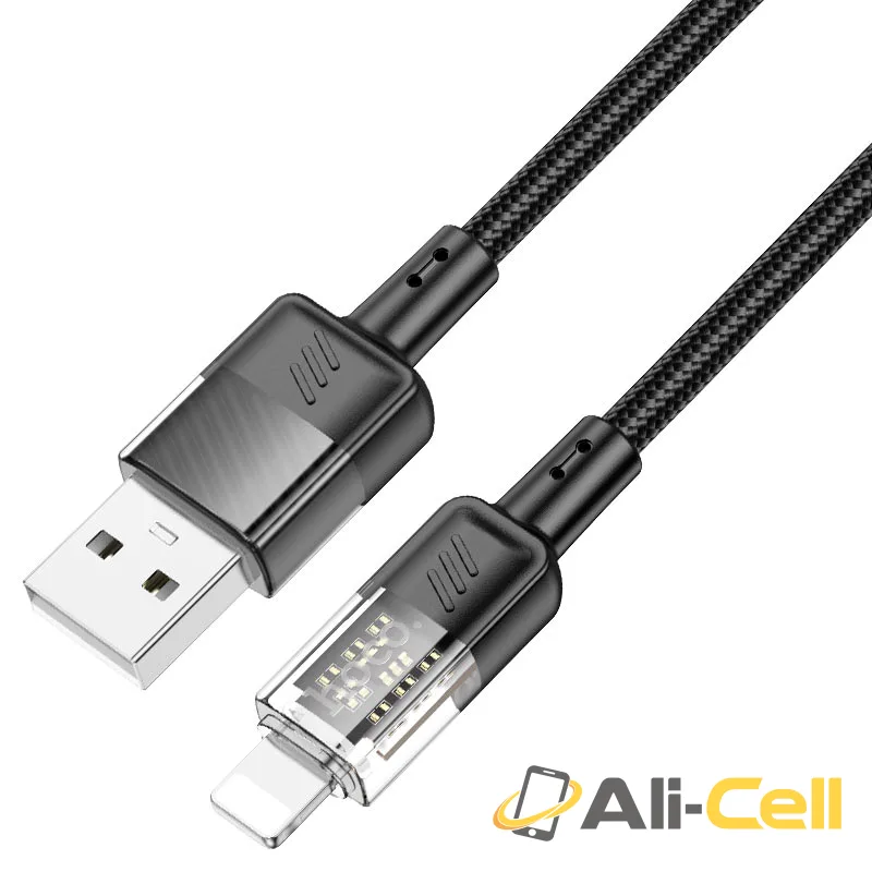 Cable USB to iP “U129 Spirit” (U129 Usb Ltn Beige, 1.2m) — 3