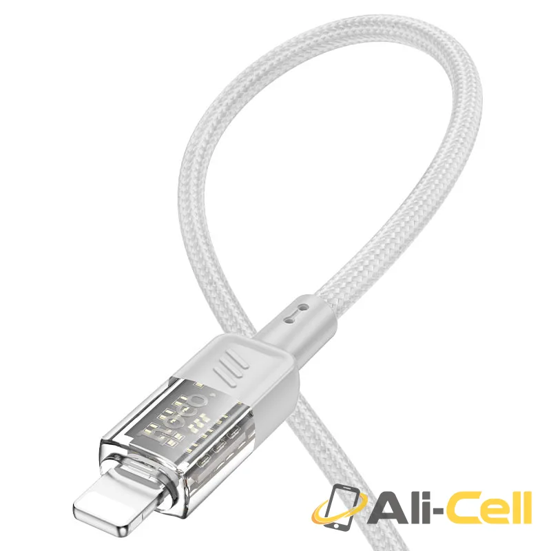 Cable USB to iP “U129 Spirit” (U129 Usb Ltn Beige, 1.2m) — 4