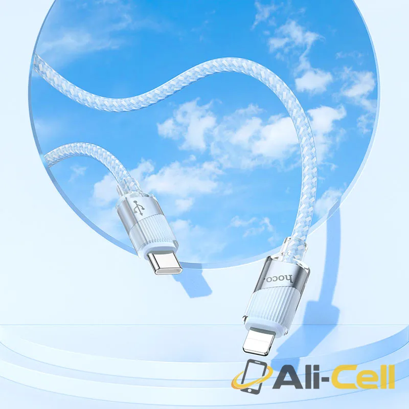 Cable Type-C to iP “U132 Beijing” PD 27W fast charge (U132 Pd Tc Ltn Grey, 1.2m) — 8