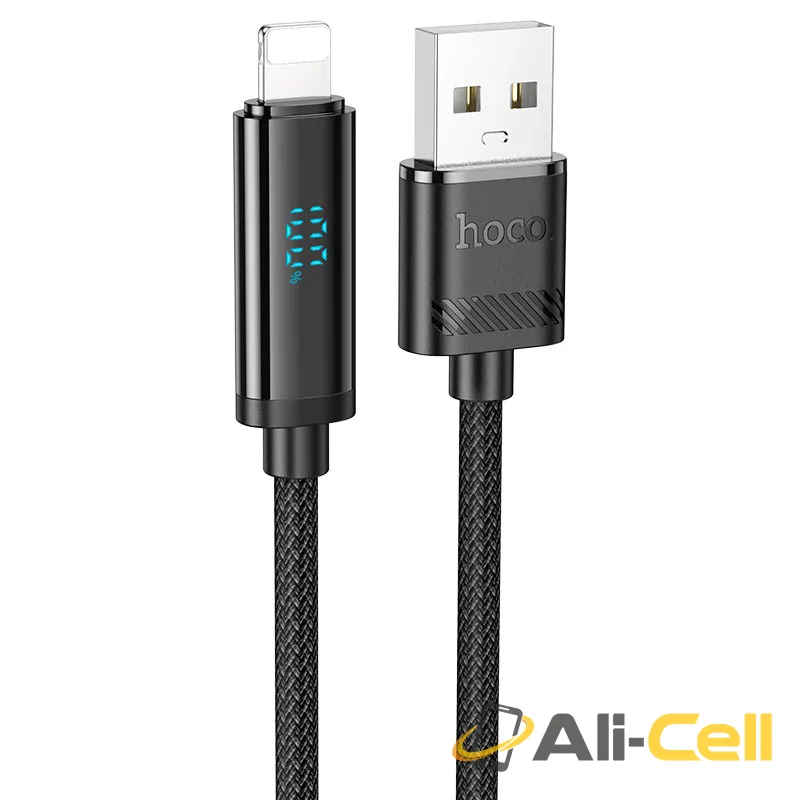 Cable USB to iP “U127 Power” (U127 Usb Ltn Black, 1.2m)