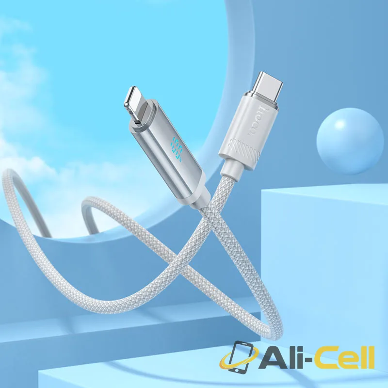 Cable Type-C to iP “U127 Power” PD 27W fast charge (U127 Pd Tc Ltn Black, 1.2m) — 8