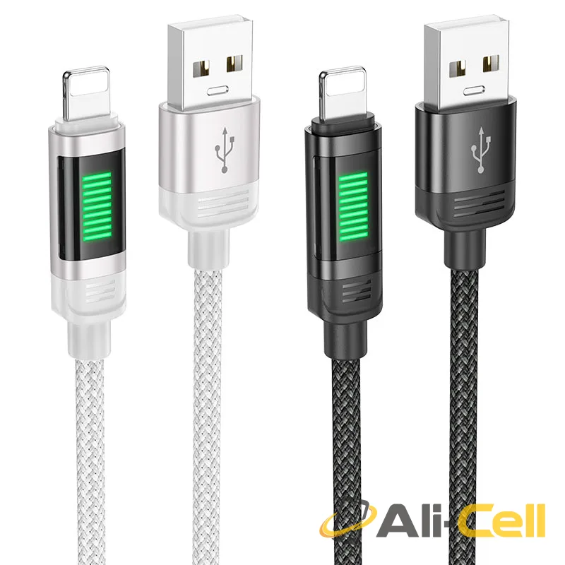 Cable USB to iP “U126 Lantern” (U126 Usb Ltn Grey, 1.2m) — 6
