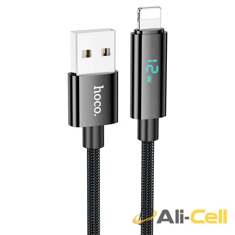 Cable USB to iP “U125 Benefit” (U125 Usb Ltn Black, 1.2m)