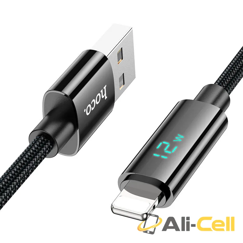 Cable USB to iP “U125 Benefit” (U125 Usb Ltn Black, 1.2m) — 2