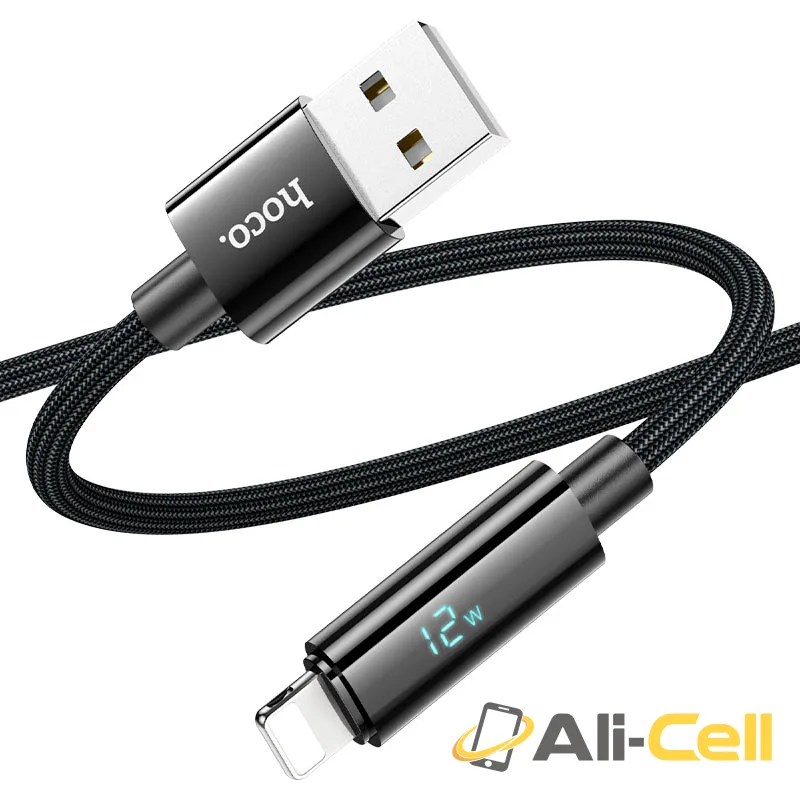 Cable USB to iP “U125 Benefit” (U125 Usb Ltn Black, 1.2m) — 4