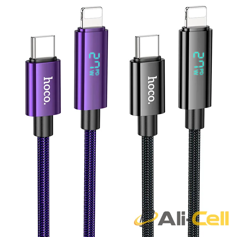 Cable Type-C to iP “U125 Benefit” PD 27W fast charge (U125 Pd Tc Ltn Black, 1.2m) — 6