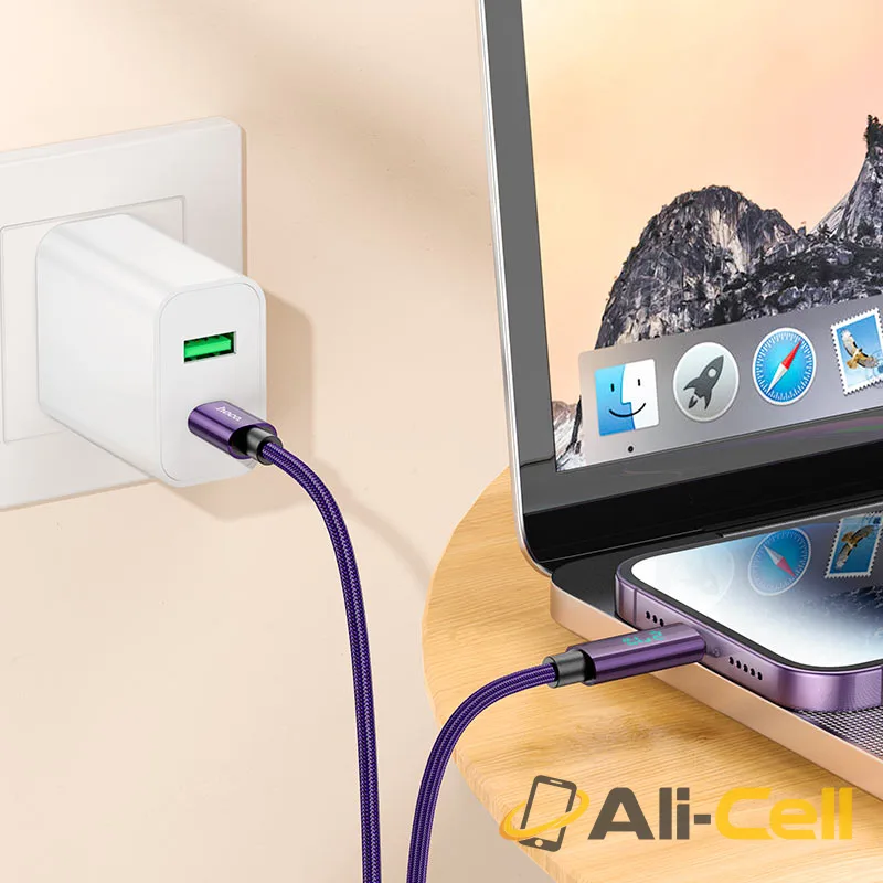 Cable Type-C to iP “U125 Benefit” PD 27W fast charge (U125 Pd Tc Ltn Black, 1.2m) — 7