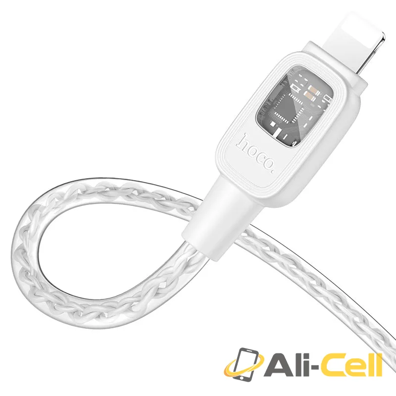 Cable Type-C to iP “U124 Stone” PD 27W fast charge (U124 Pd Tc Ltn Black, 1.2m) — 4