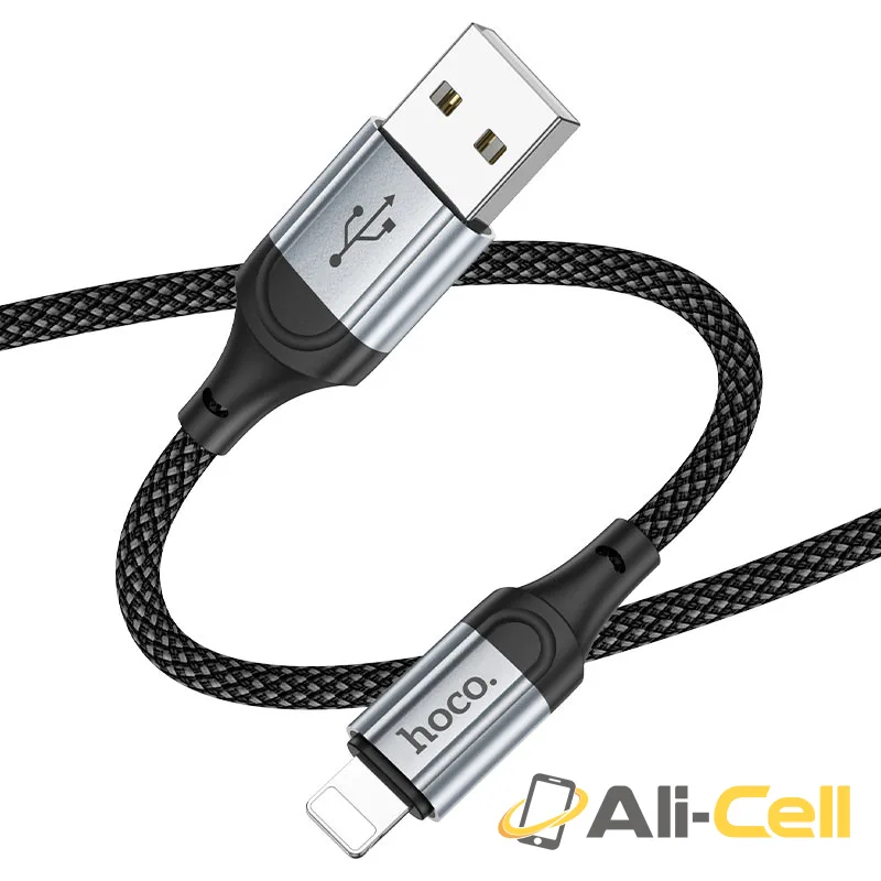 Cable USB to iP “X102 Fresh” (X102 Usb Ltn Black, 1.0m) — 2