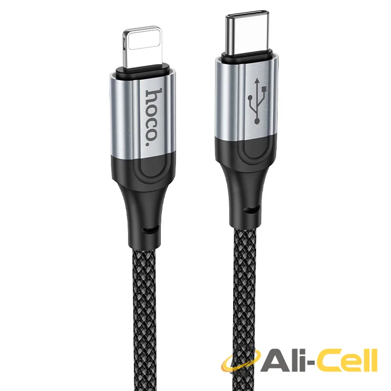 Cable Type-C to iP “X102 Fresh” PD 27W fast charge (X102 Pd Tc Ltn Black, 1.0m)