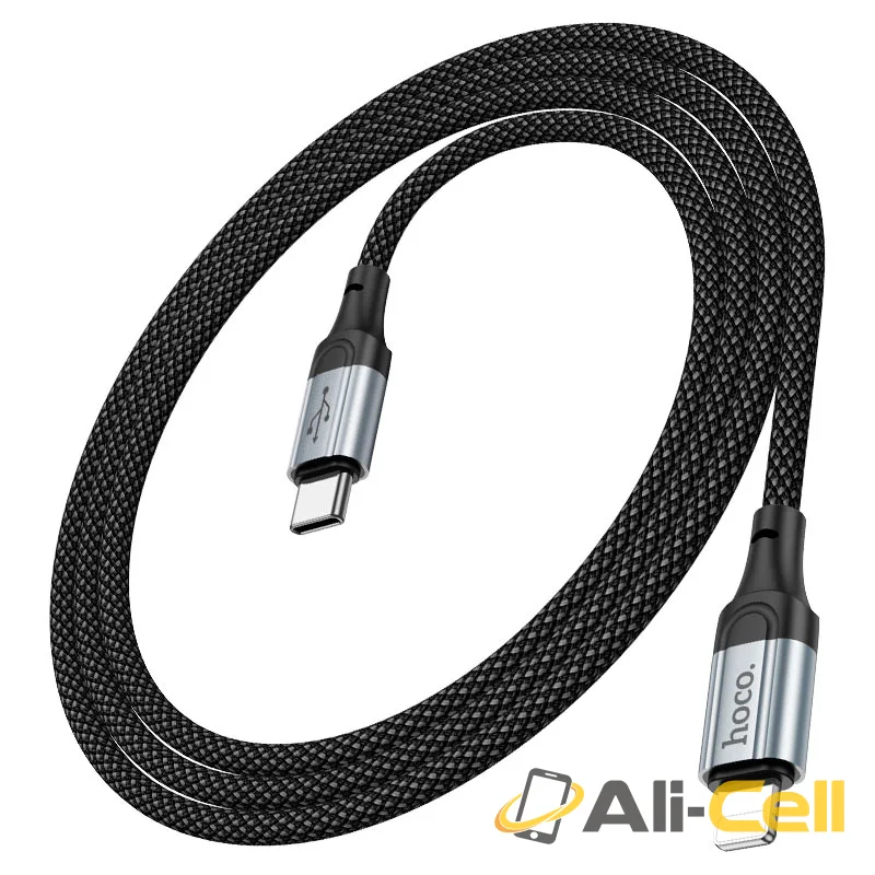 Cable Type-C to iP “X102 Fresh” PD 27W fast charge (X102 Pd Tc Ltn Black, 1.0m) — 6