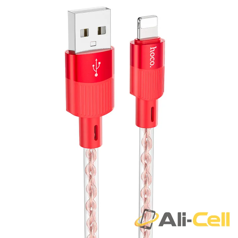 Cable USB to iP “X99 Crystal junction” (X99 Usb Ltn Red, 1.0m)