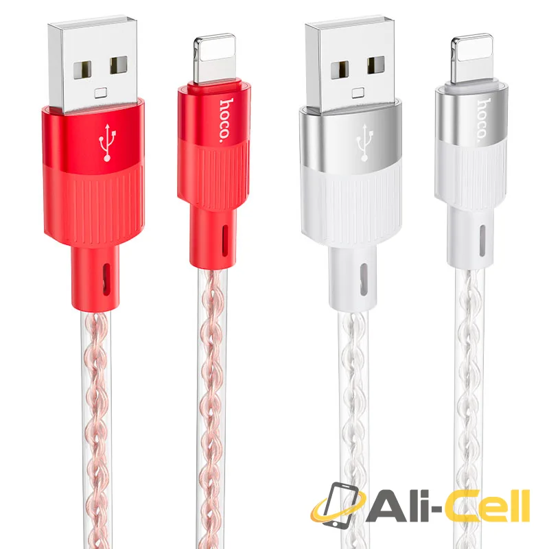 Cable USB to iP “X99 Crystal junction” (X99 Usb Ltn Red, 1.0m) — 6