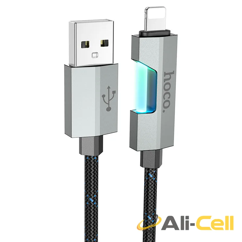 Cable USB to iP “U123 Regent” (U123 Usb Ltn Black, 1.2m)
