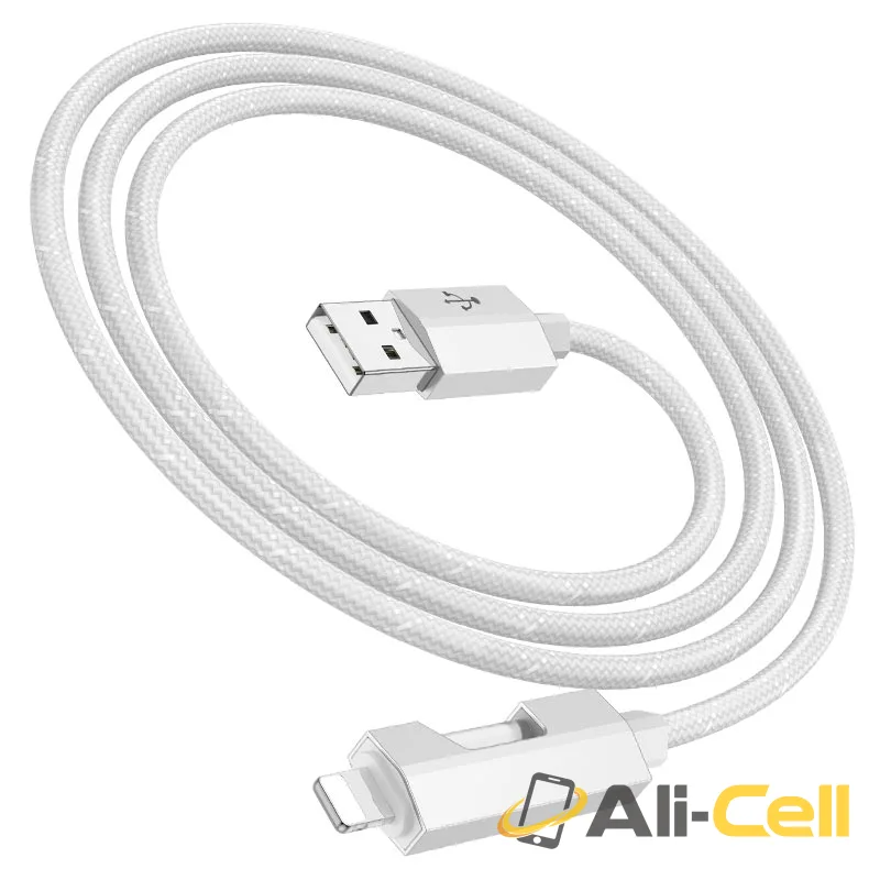 Cable USB to iP “U123 Regent” (U123 Usb Ltn Black, 1.2m) — 5