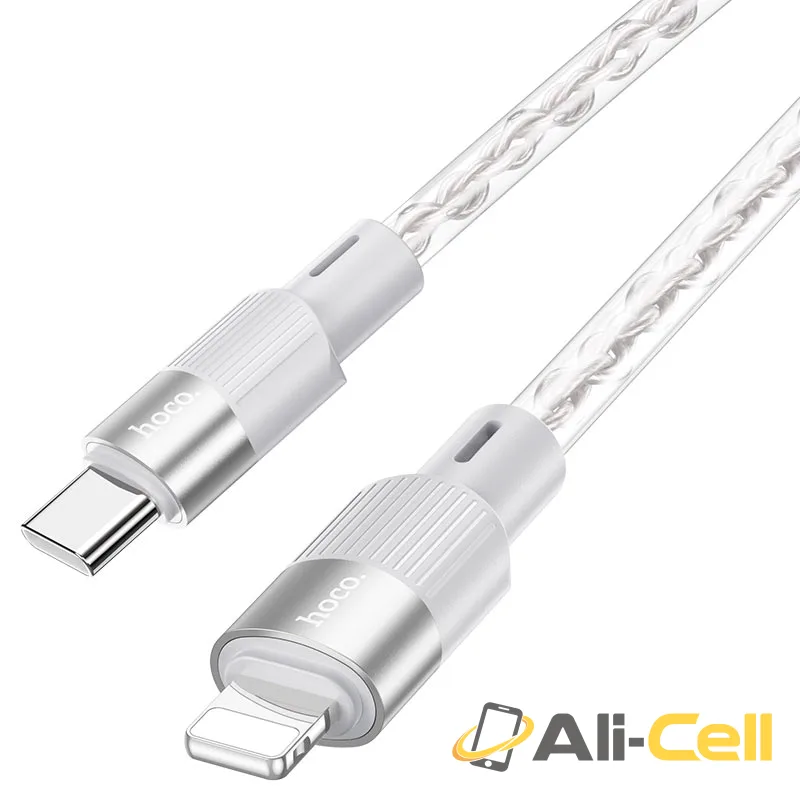 Cable Type-C to iP “X99 Crystal junction” PD 27W fast charge (X99 Pd Tc Ltn Red, 1.0m) — 2